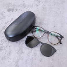 画像1: POLO Ralph Lauren MATTE HAVANA CLIP-ON サングラス (1)