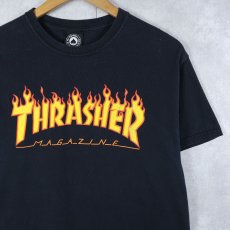 画像1: THRASHER ロゴプリントTシャツ BLACK M (1)