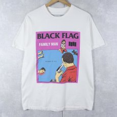 画像1: BLACK FLAG "FAMILY MAN" ハードコアパンクバンド アルバムプリントTシャツ (1)