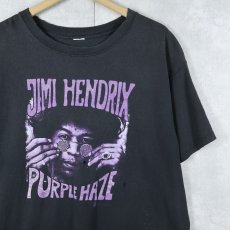 画像1: 2000's Jimi Hendrix "Purple Haze" ミュージシャンプリントTシャツ BLACK (1)