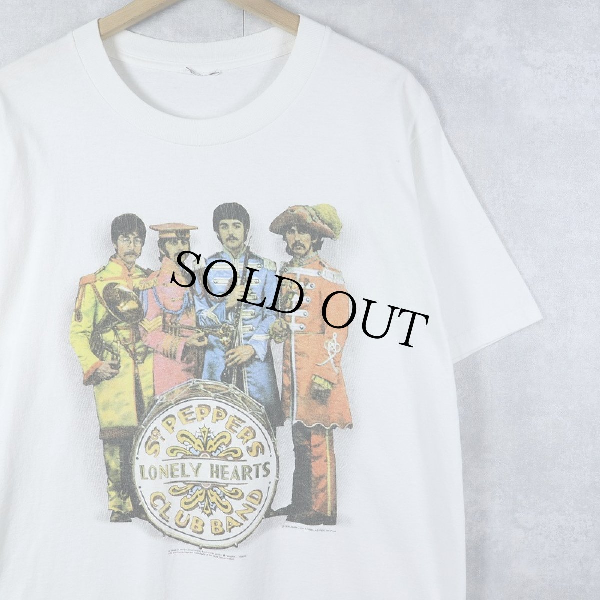画像1: 90's THE BEATLES "Sgt Pepper's Lonely Hearts Club Band" ロックバンドプリントTシャツ (1)