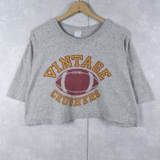 画像1: 80's Champion USA製 トリコタグ 88/12 "VINTAGE CRUSHERS" 染み込みプリントTシャツ XL (1)