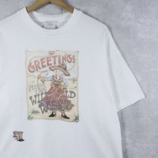画像1: Mary Engelbreit "Greetings from the Wild Wild West" イラストプリントTシャツ L (1)