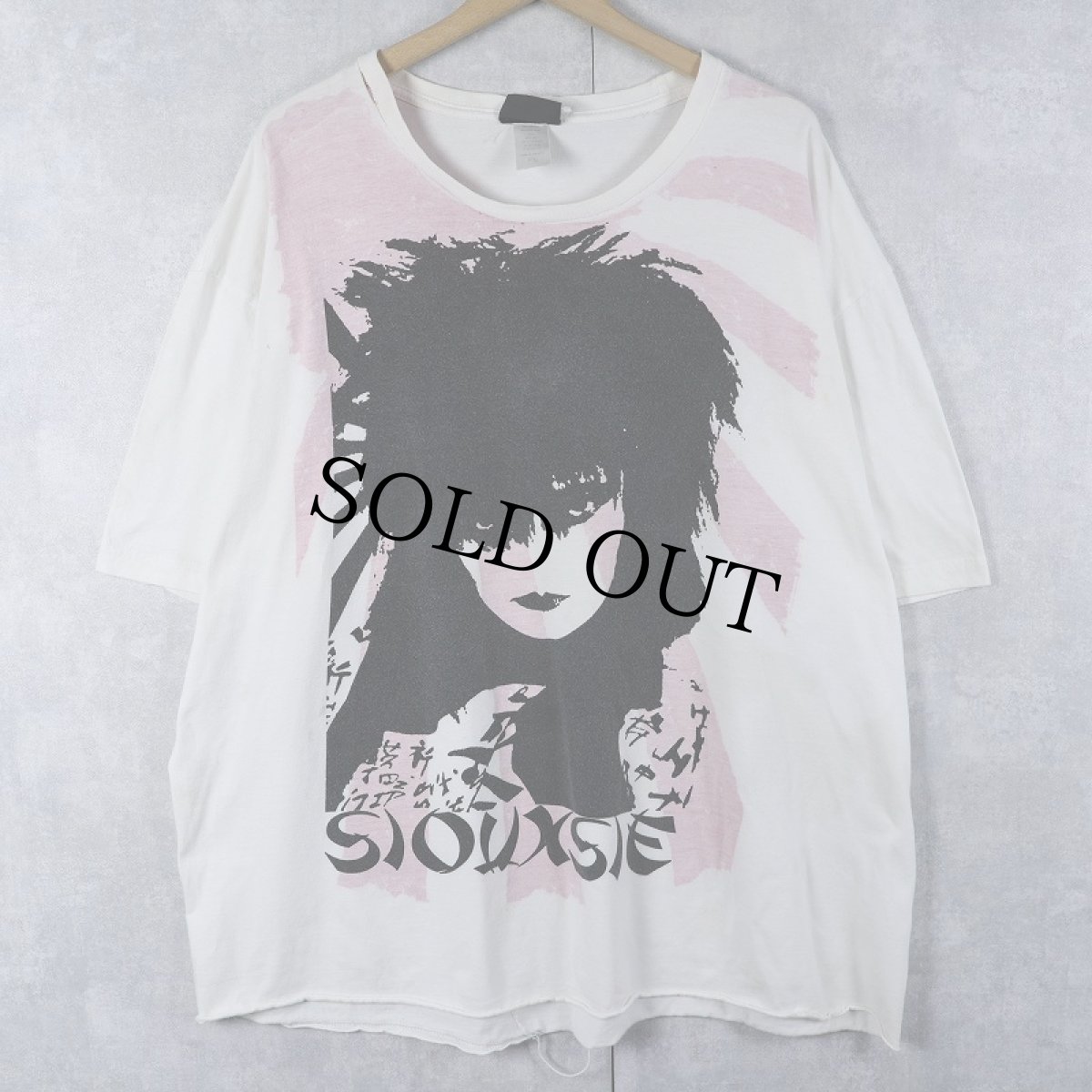 画像1: MOSQUITOHEAD "Siouxsie and the Banshees" ロックバンドプリントTシャツ 2XL (1)