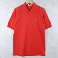 画像1: 70's IZOD LACOSTE FRANCE製 ロゴワッペン ポロシャツ L (1)