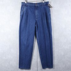 画像3: DOCKERS "CLASSIC FIT" 2タック デニムパンツ W35 タグ付き (3)