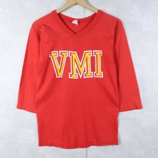 画像1: 70〜80's "VMI" プリントフットボールTシャツ (1)