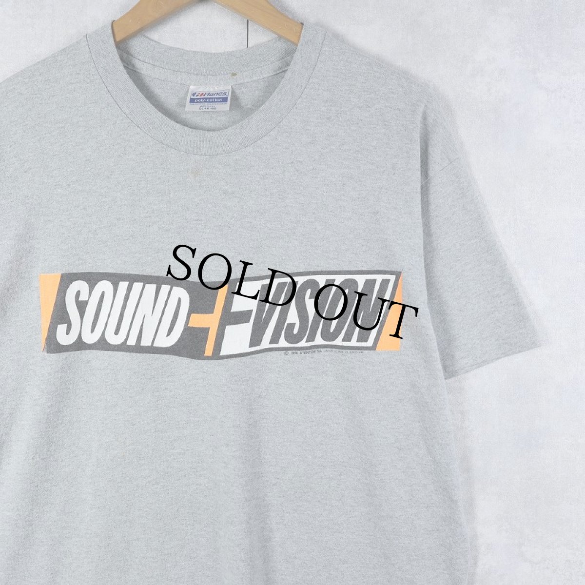 画像1: 90's David Bowie USA製 "SOUND＋VISION" ミュージシャン ツアープリントTシャツ XL (1)