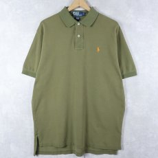 画像1: POLO Ralph Lauren ロゴ刺繍ポロシャツ L (1)