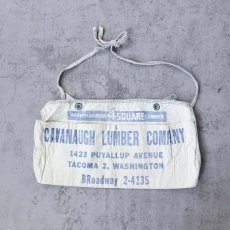画像1: VINTAGE "CAVANAUGH LUMBER COMPANY" キャンバスツールエプロン (1)