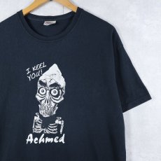 画像1: Jeff Dunham "Achmed the Dead Terrorist" 腹話術師 キャラクタープリントTシャツ BLACK L (1)