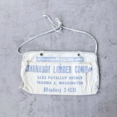 画像1: VINTAGE "CAVANAUGH LUMBER COMPANY" キャンバスツールエプロン (1)