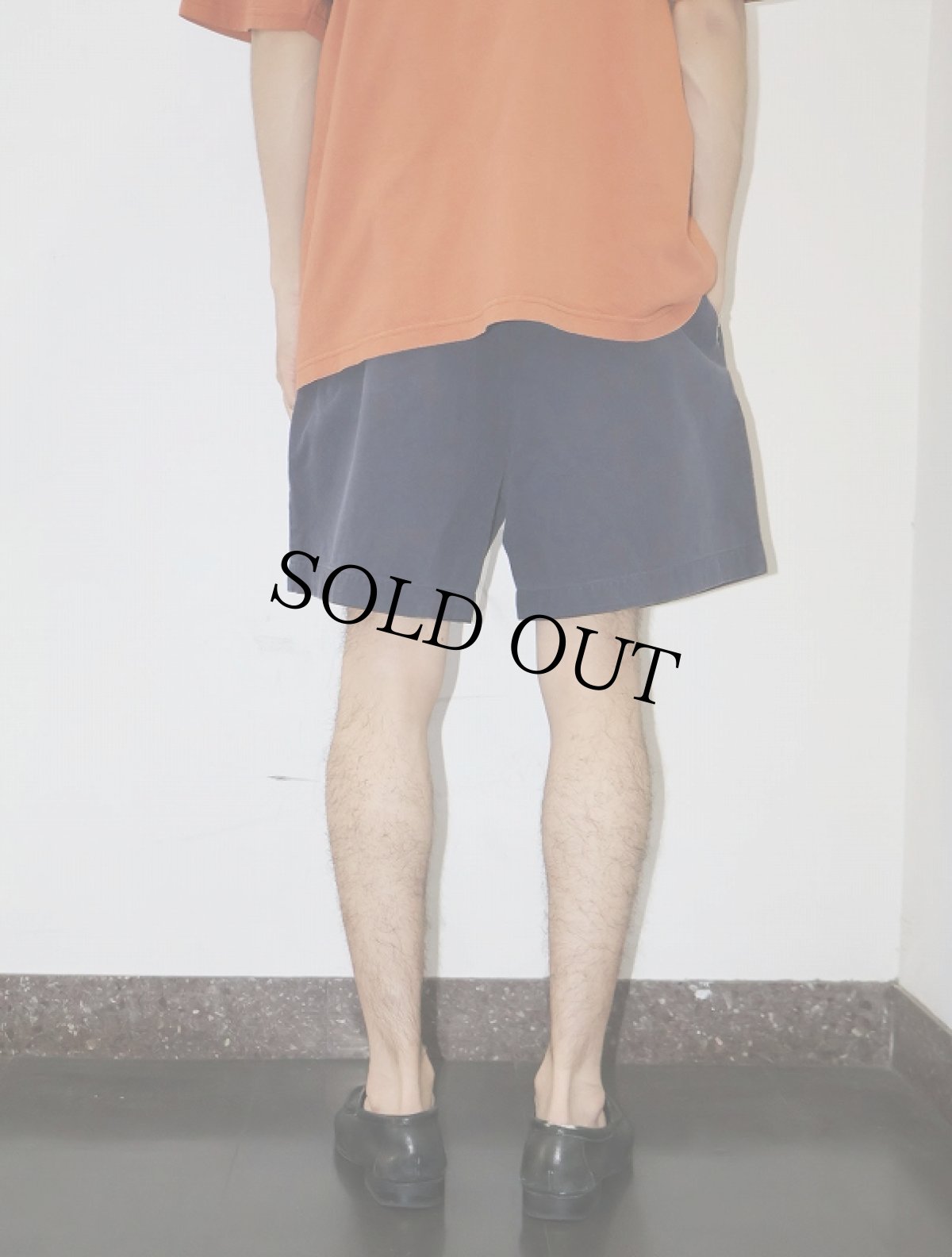 画像3: 90's POLO Ralph Lauren USA製 2タックチノショーツ NAVY W35 (3)