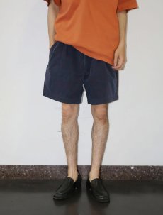 画像2: 90's POLO Ralph Lauren USA製 2タックチノショーツ NAVY W35 (2)