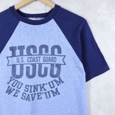 画像1: 70〜80's "USCC" プリントラグランTシャツ  (1)
