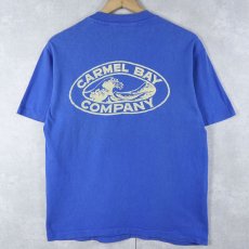 画像1: 80's CARMEL BAY COMPANY USA製 プリントTシャツ M (1)