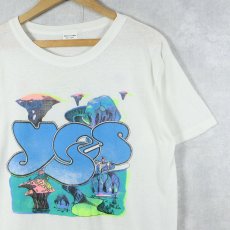 画像1: 80's YES USA製 プログレッシブ・ロックバンド プリントTシャツ XL (1)