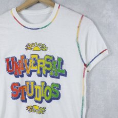 画像1: 70's〜 "UNIVERSAL STUDIO" 染み込みプリントTシャツ YOUTH SIZE (1)