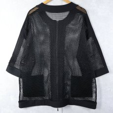 画像1: メッシュデザインシャツ (1)