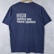 画像2: 70〜80's GODD YEAR ロゴプリントTシャツ NAVY  (2)