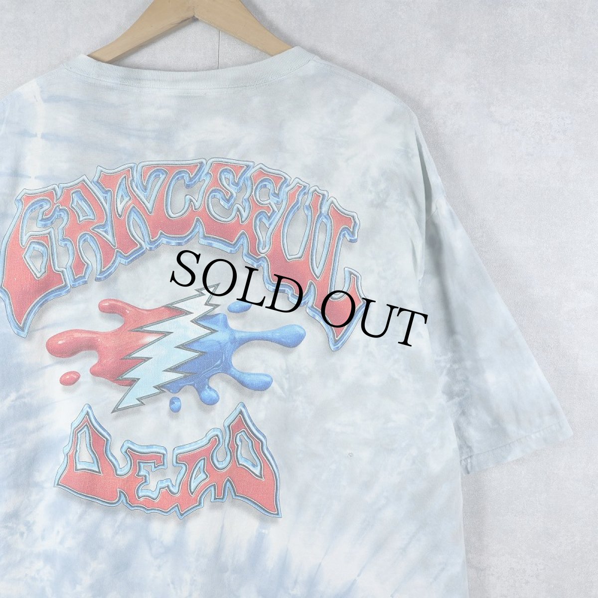 画像2: 2000's GRATEFUL DEAD タイダイ ロックバンドTシャツ (2)