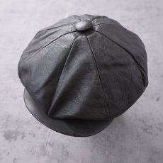 画像1: 80〜90's DOBBS USA製 レザーキャスケット BROWN XL (1)