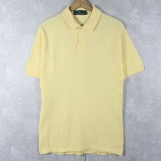 画像1: 90's FRED PERRY ENGLAND製 ロゴ刺繍 鹿の子ポロシャツ SIZE42 (1)