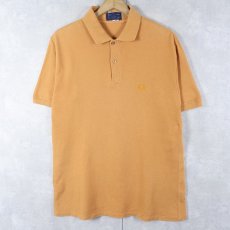 画像1: 80's FRED PERRY ロゴ刺繍 鹿の子ポロシャツ SIZE40 (1)