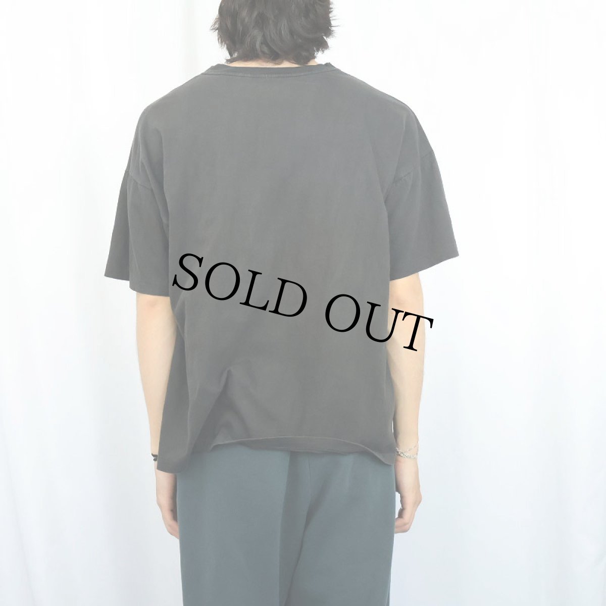 画像3: 90's "AQUARIUS" イラストプリントTシャツ BLACK XL (3)