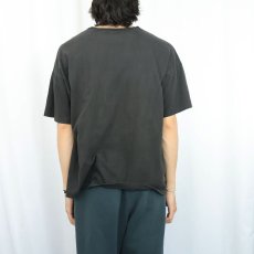 画像3: 90's "AQUARIUS" イラストプリントTシャツ BLACK XL (3)
