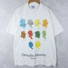 画像1: 90's Deutsches Museum Munchen アートプリントTシャツ  (1)
