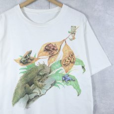 画像1: 90's KONDA-MAZZOTTA カエルプリントTシャツ (1)