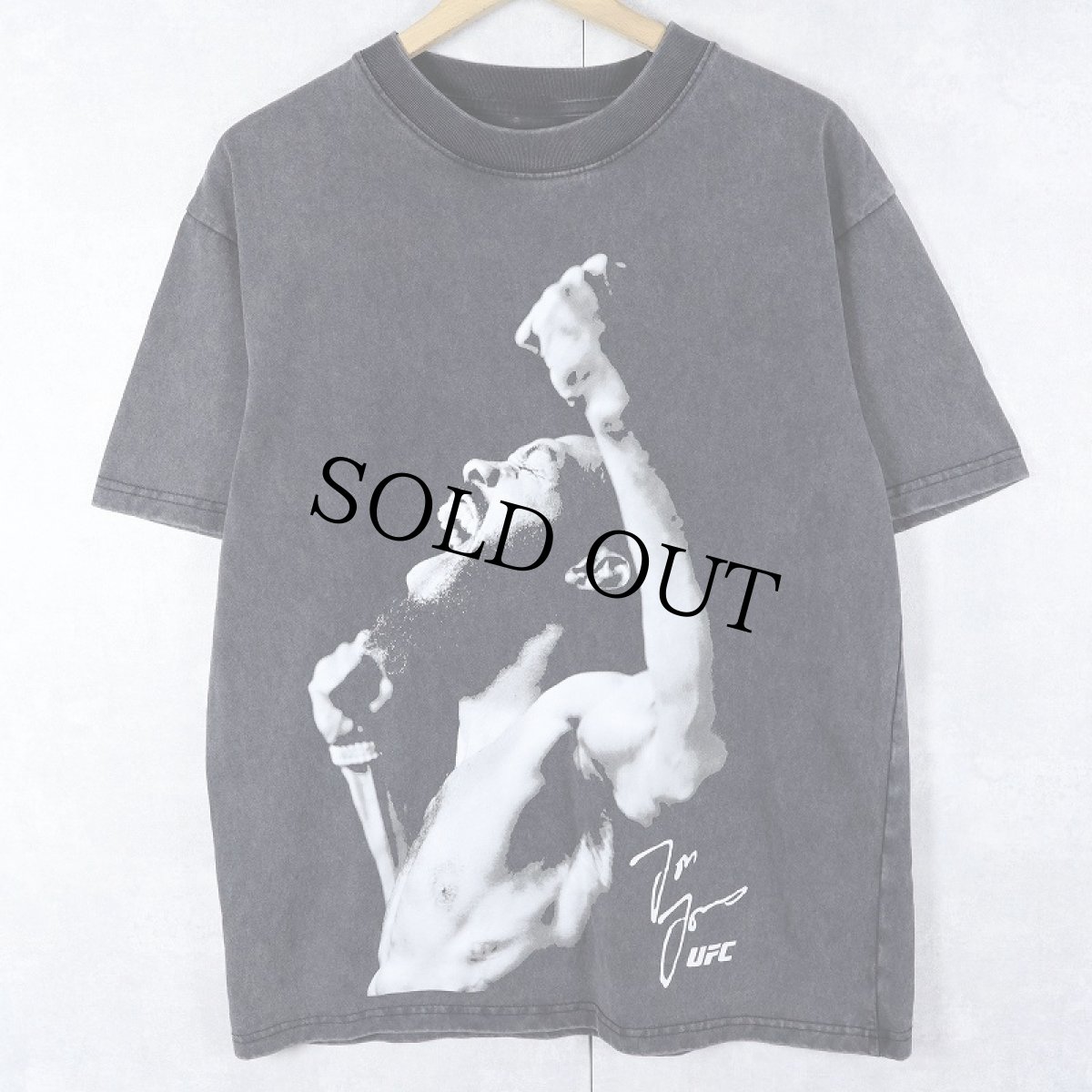 画像1: UFC "Jon Jones" 総合格闘家 プリントTシャツ BLACK S (1)