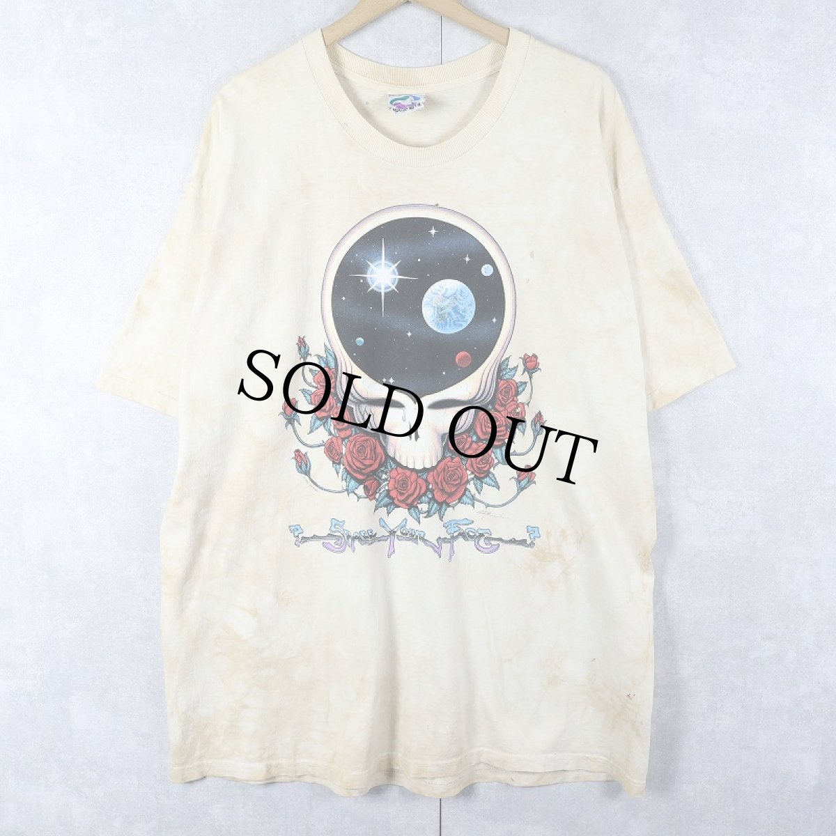 画像1: 90's GRATEFUL DEAD タイダイ ロックバンドTシャツ XL (1)