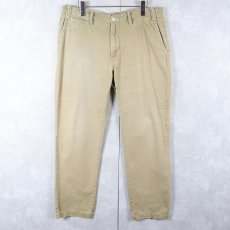 画像1: POLO Ralph Lauren "STRAIGHT FIT" チノトラウザーズ W35 (1)