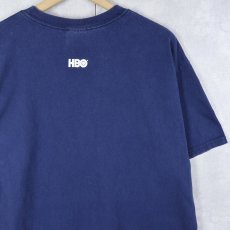 画像2: 90〜2000's "Sex and the City" ラブコメディテレビドラマTシャツ NAVY L (2)