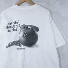 画像2: 90's HELLO Direct "Get rid of that old ball and chain!" 通信企業 プリントTシャツ XL (2)