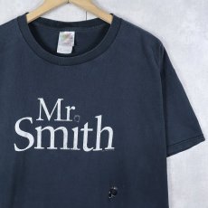 画像1: 2000's Mr. & Mrs. Smith スパイアクション映画プリントTシャツ BLACK XL (1)