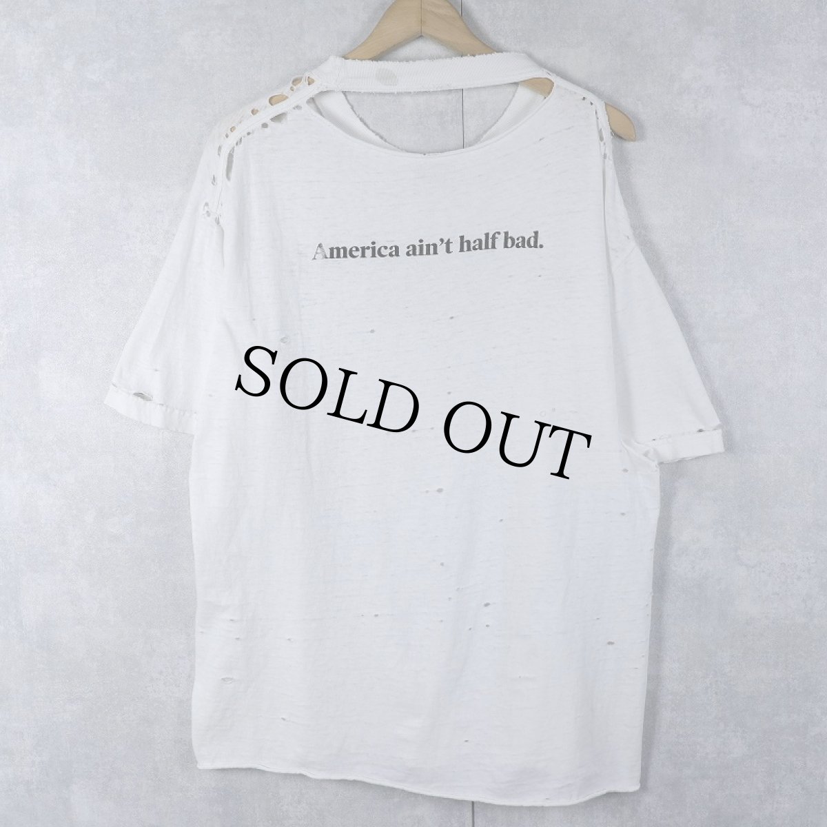 画像2: KNOW WABE "KNOWLEDGE WAVE" プリントTシャツ L (2)