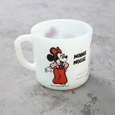 画像2: 70〜80's Fire-King "MICKEY & MINNIE" マグ (2)