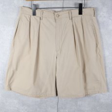 画像1: 90's POLO Ralph Lauren USA製 2タック コットンショーツ W34 (1)