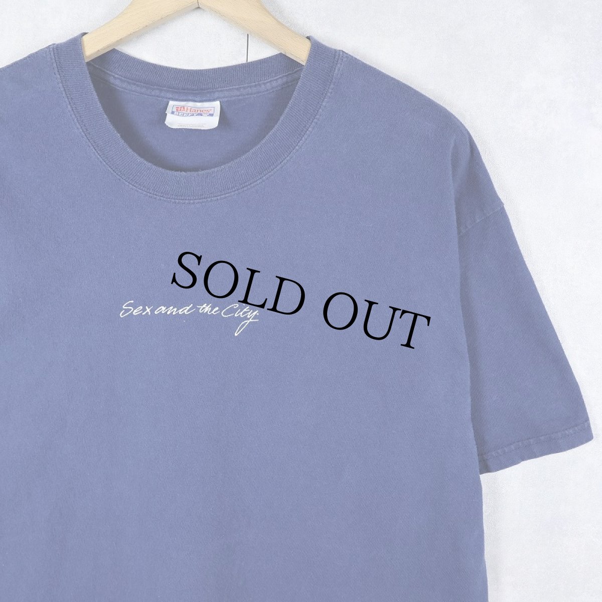 画像1: 90〜2000's "Sex and the City" ラブコメディテレビドラマTシャツ NAVY L (1)