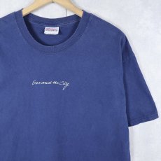 画像1: 90〜2000's "Sex and the City" ラブコメディテレビドラマTシャツ NAVY L (1)