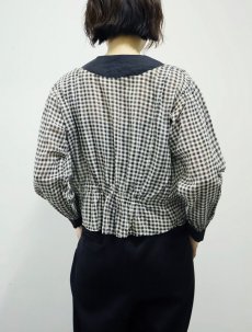 画像4: 〜40's ギンガムチェック柄 ファーマーズシャツ  (4)
