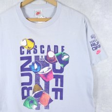 画像1: 90's NIKE USA製 "Cascade Run Off" プリントTシャツ L (1)