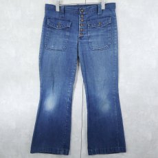画像2: 〜70's STOREBRAND デニムブッシュパンツ W33 (2)