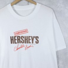 画像1: 80〜90's HERSHEY'S お菓子メーカー ロゴプリントTシャツ (1)