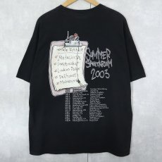画像2: 2003 METALLICA USA製 "SUMMER SANITARIUM TOUR" ミュージックフェスティバルTシャツ BLACK XL (2)