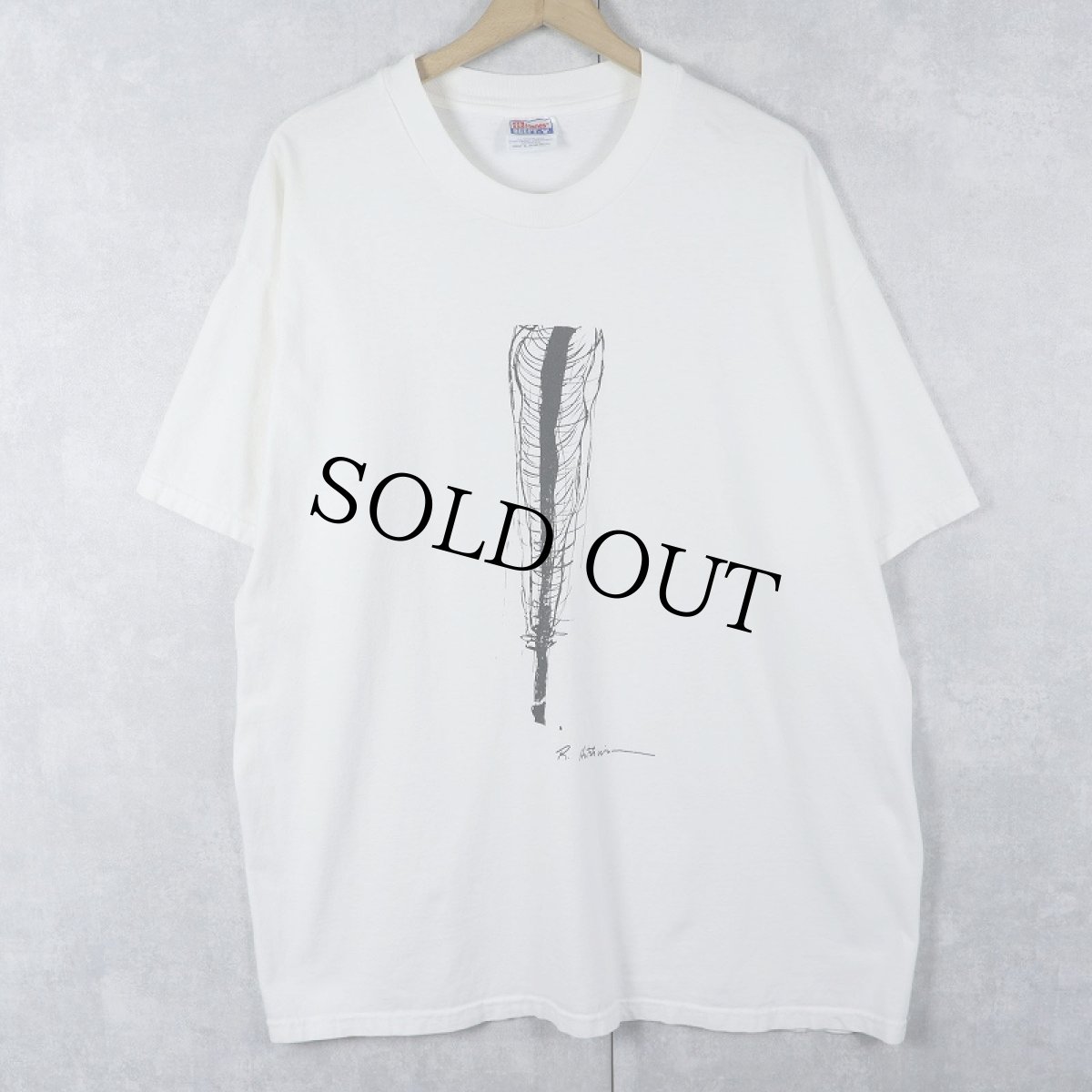 画像1: 2000's アートプリントTシャツ XL (1)