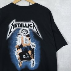 画像2: METALLICA "RIDE THE LIGHTNING" ヘヴィメタルバンドアルバムTシャツ BLACK 2X (2)
